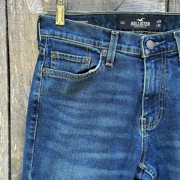Hollister Slim Straight Epic Flex Jean size 28x30 - Picture 5 of 9